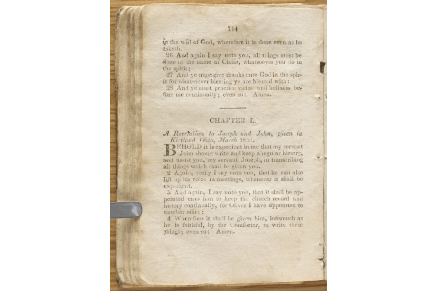 Early Copy of D&C 47