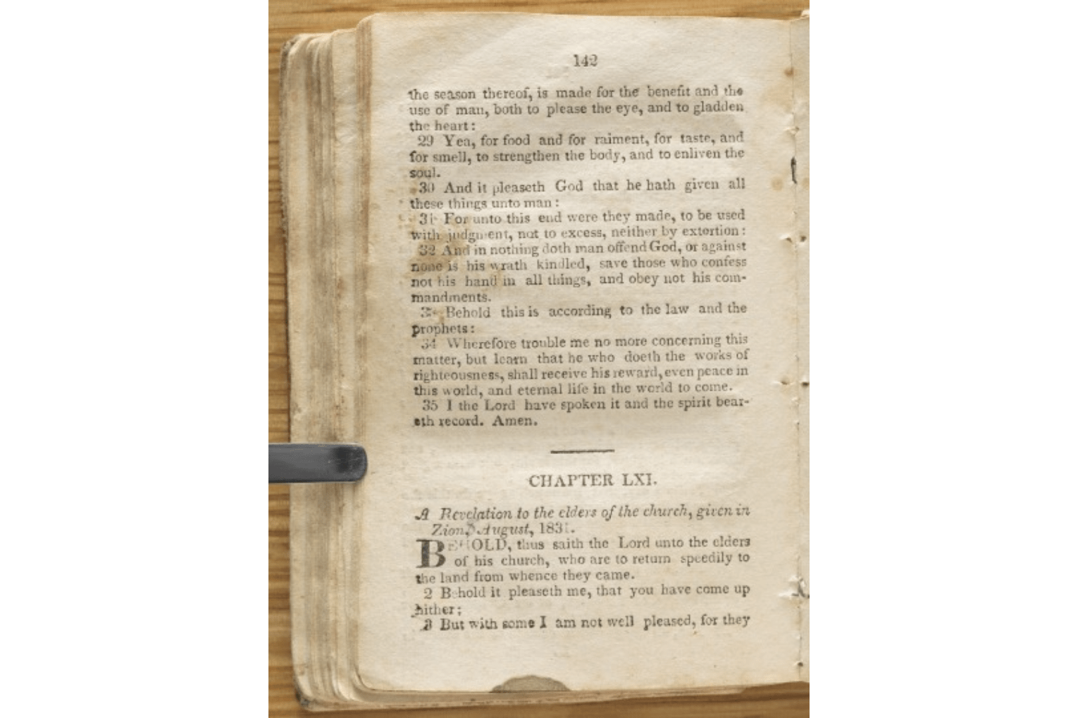 Early Copy of D&C 60