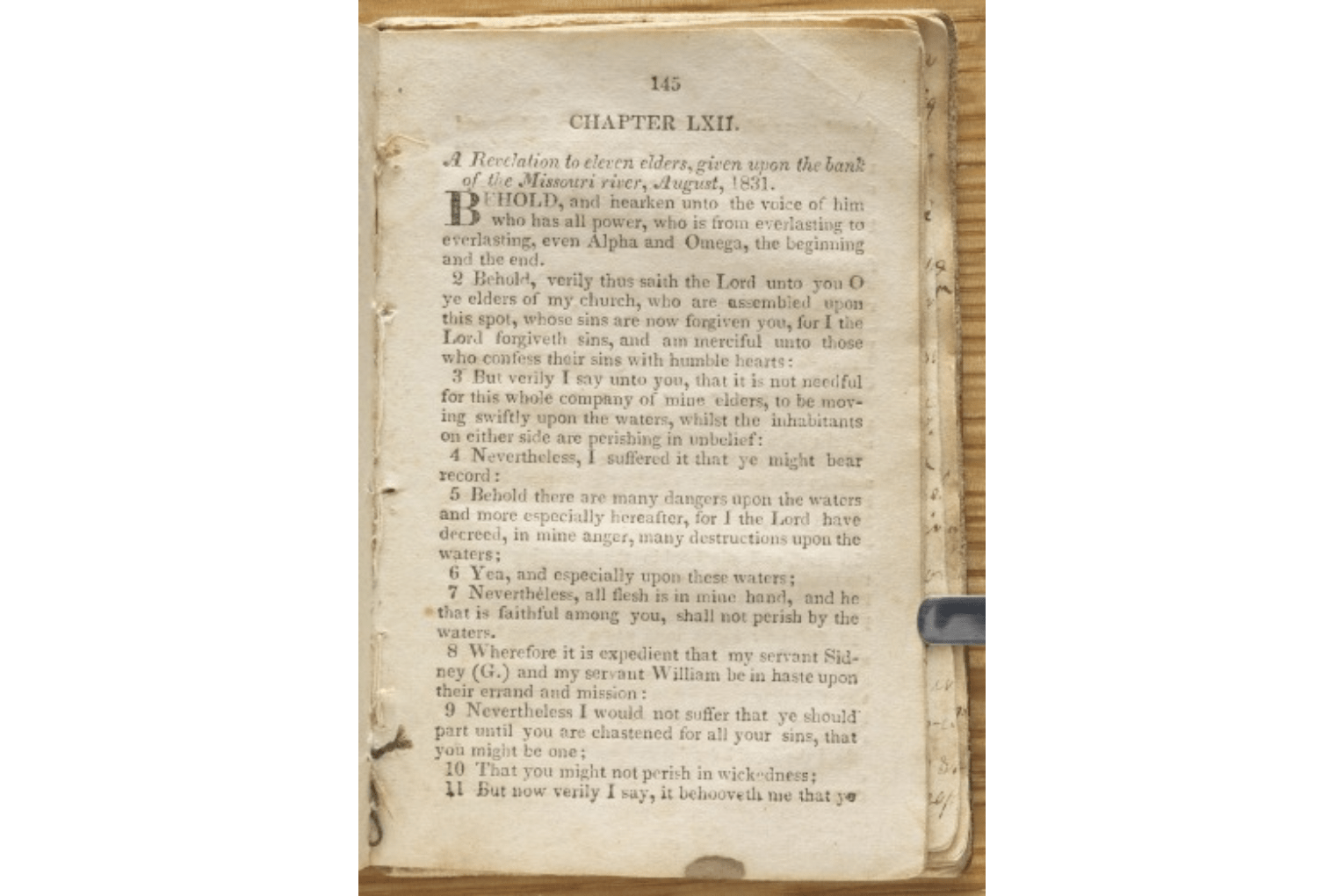 Early Copy of D&C 61