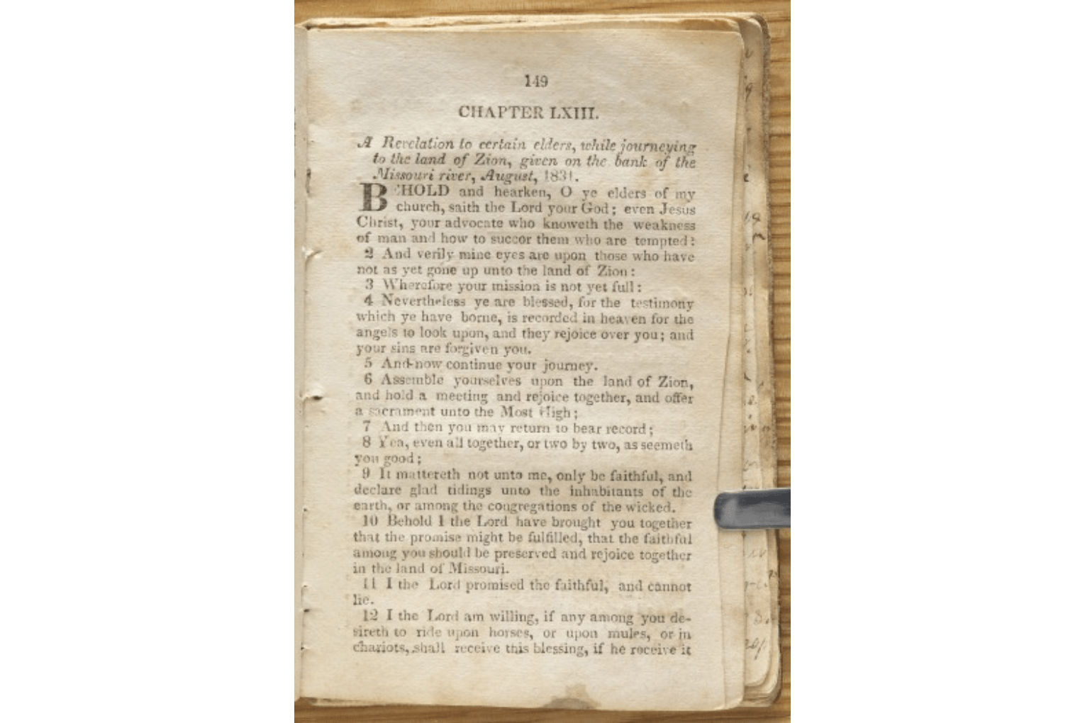 Early Copy of D&C 62