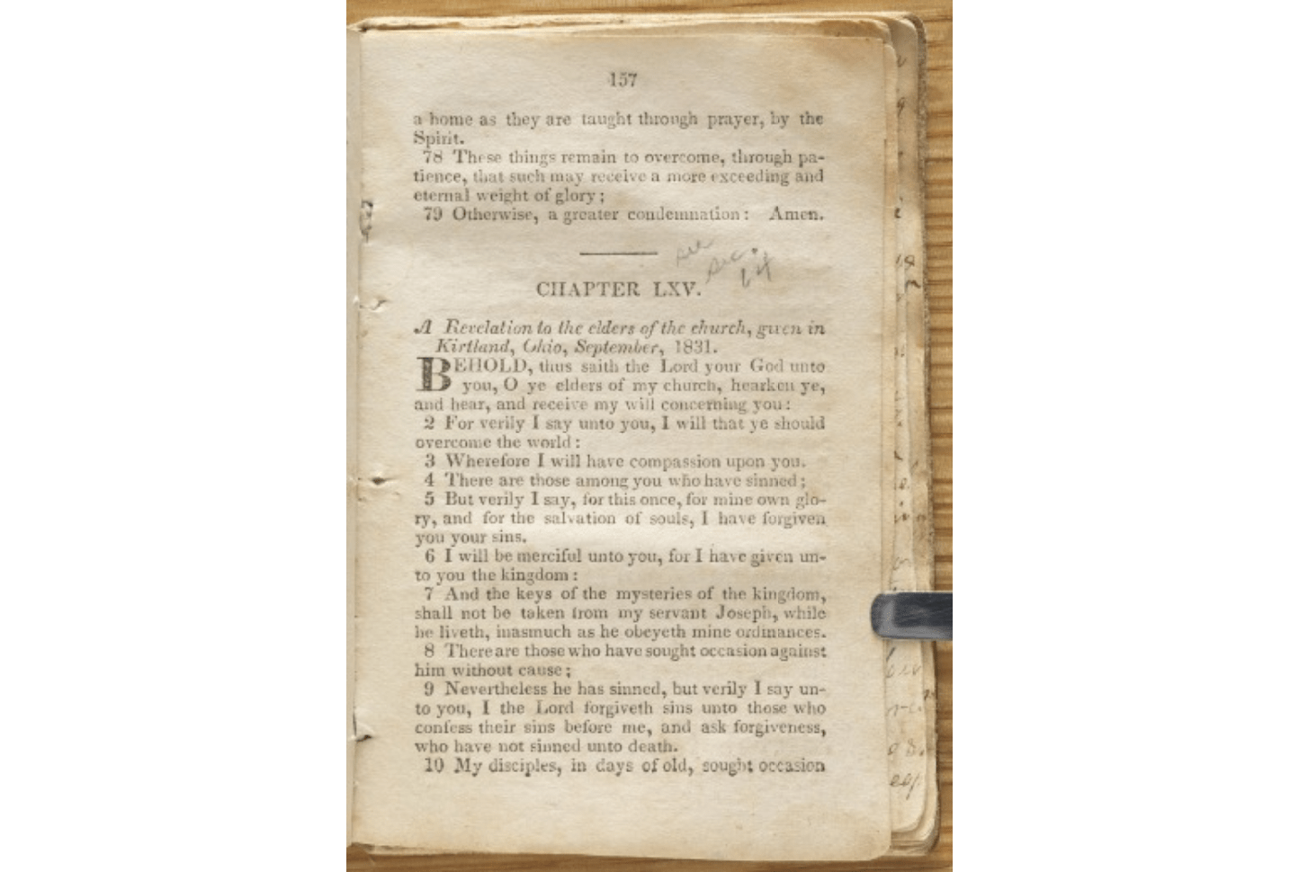 Early Copy of D&C 64