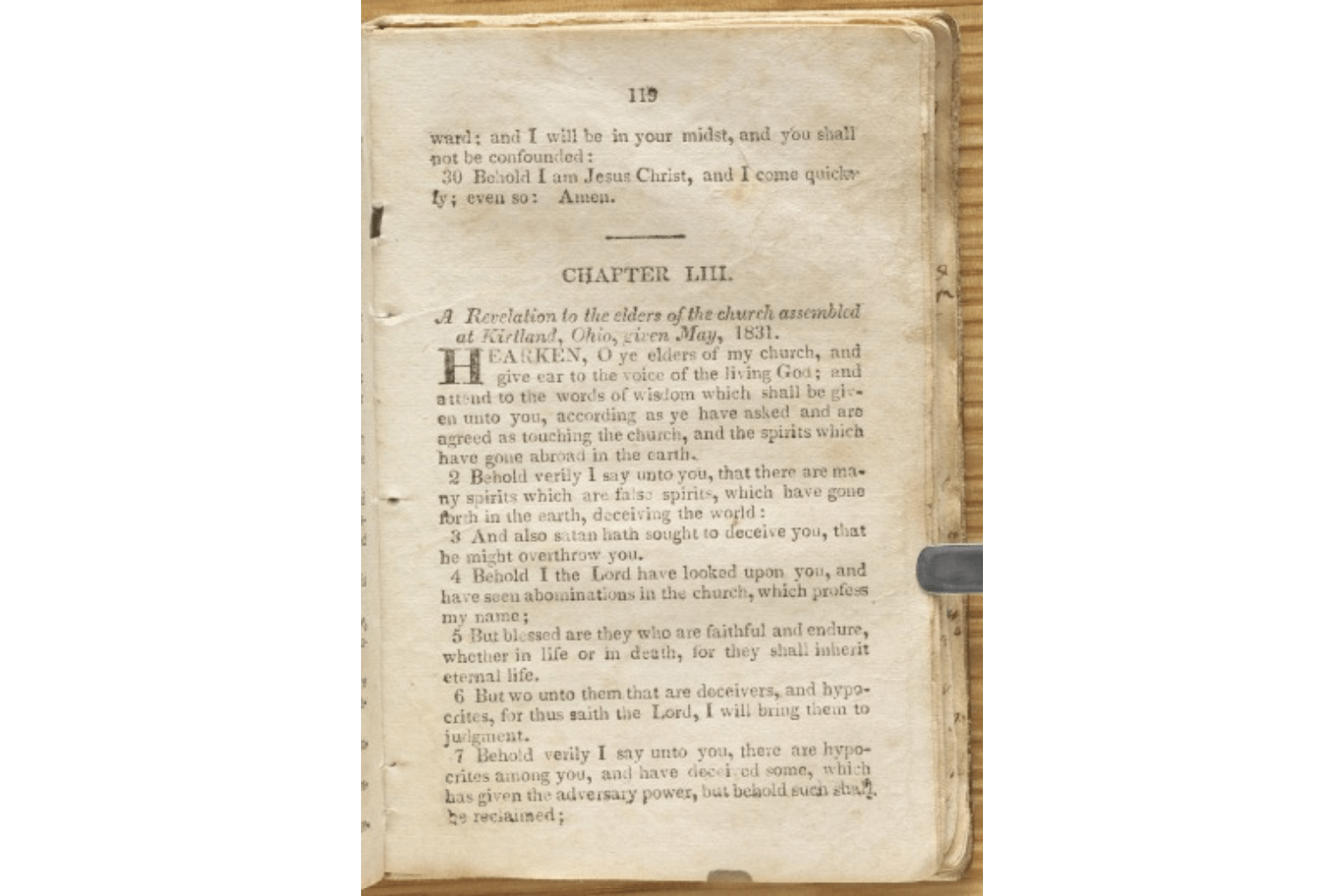 Early Copy of D&C 50