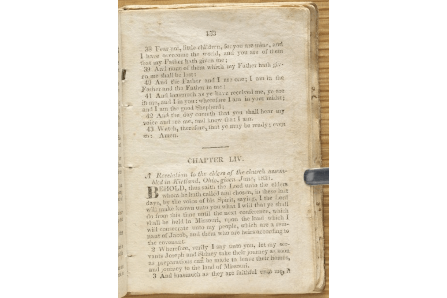 Early Copy of D&C 52